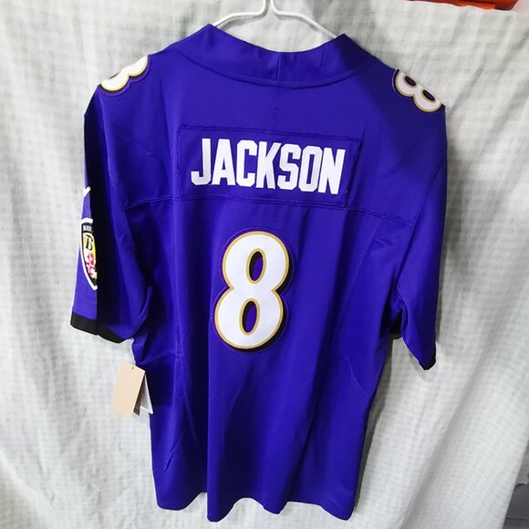 Lamar Jackson Baltimore Ravens No 8 Jersey - Picture 5 of 13